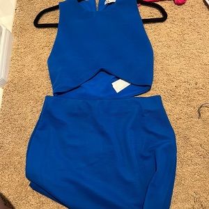 zara blue set